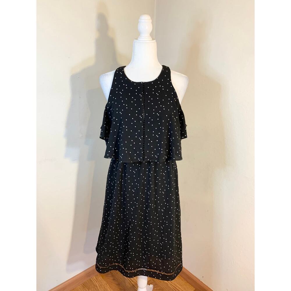 Black Polka Dot Dress Size S